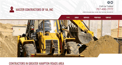 Desktop Screenshot of mastercontractors.net